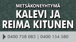 Metsäkoneyhtymä Kalevi ja Reima Kitunen logo